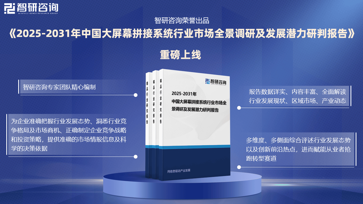 中国大屏幕拼接系统行业发展环境分析及市场前景预测报告（2025版）